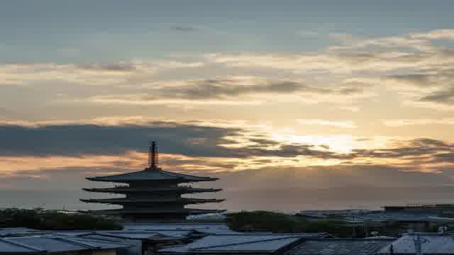 Japan Kyoto Five Story Pagoda