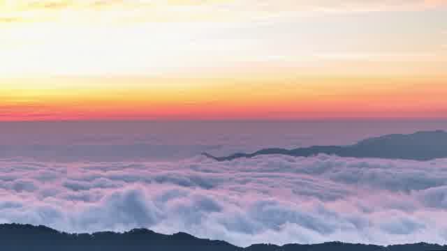 Mountains Morning Cloud Sea of Clouds