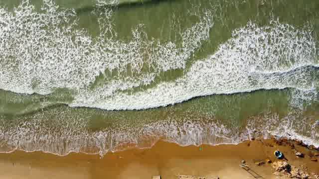 Beach Waves Natural Scenery Morning