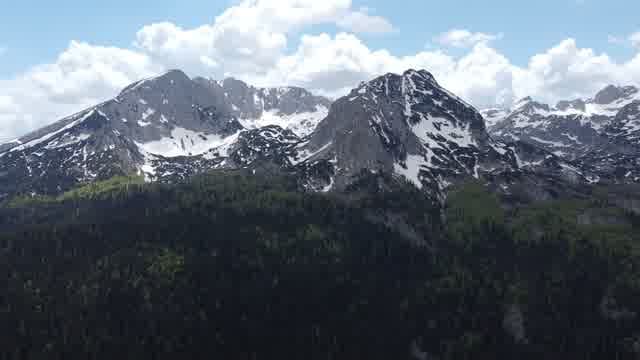 Mountains Forest Nature Sky Clouds